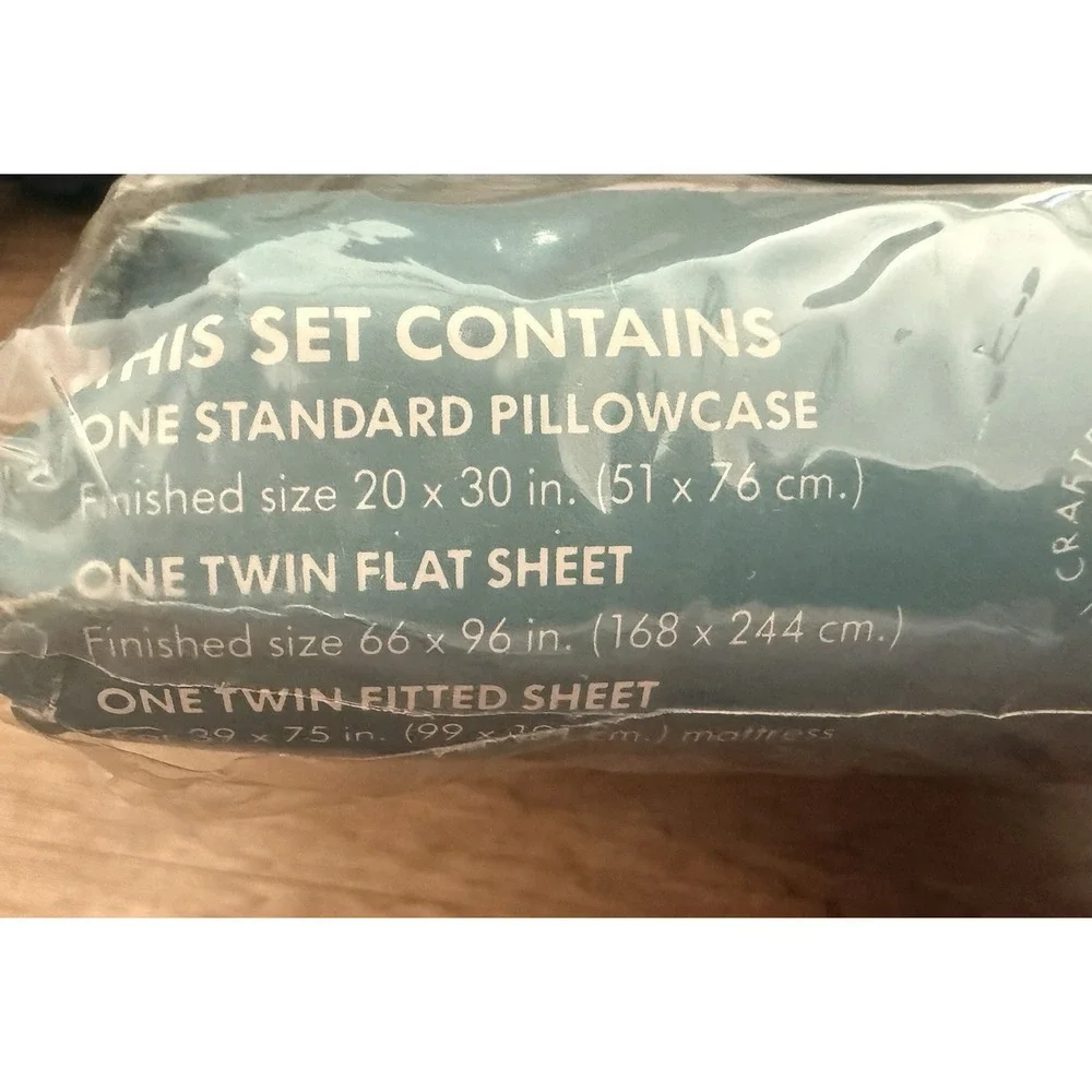 VINTAGE Criterion By Dan River 3 pc Twin Sheet Set 